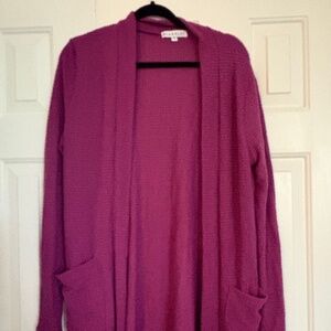 Purple Cardigan. Cozy, Once Size.